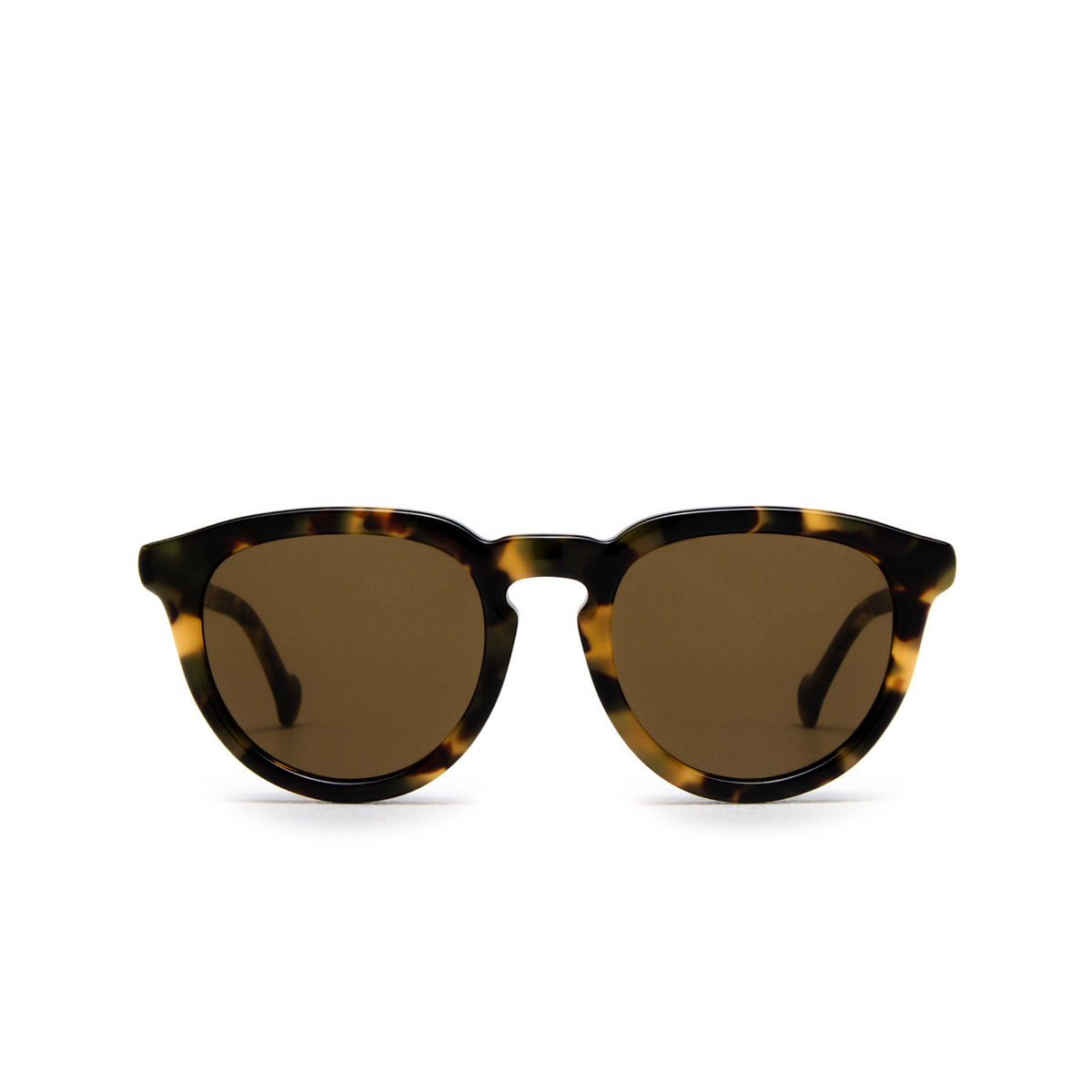 Moncler ML0229 Sunglasses 55J Havana - front view