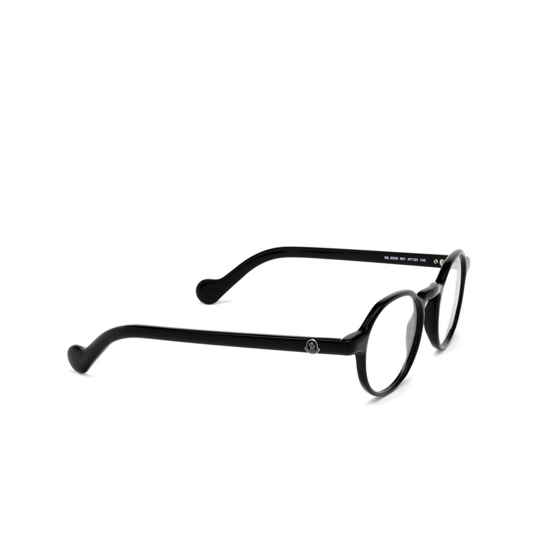 Moncler ML5030 Eyeglasses 001 black - 2/3