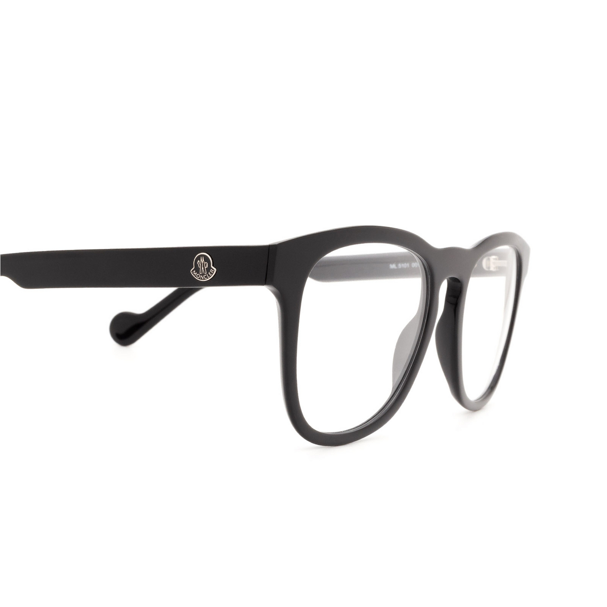 Moncler ML5101 Eyeglasses 001 Shiny Black - product thumbnail 3/3