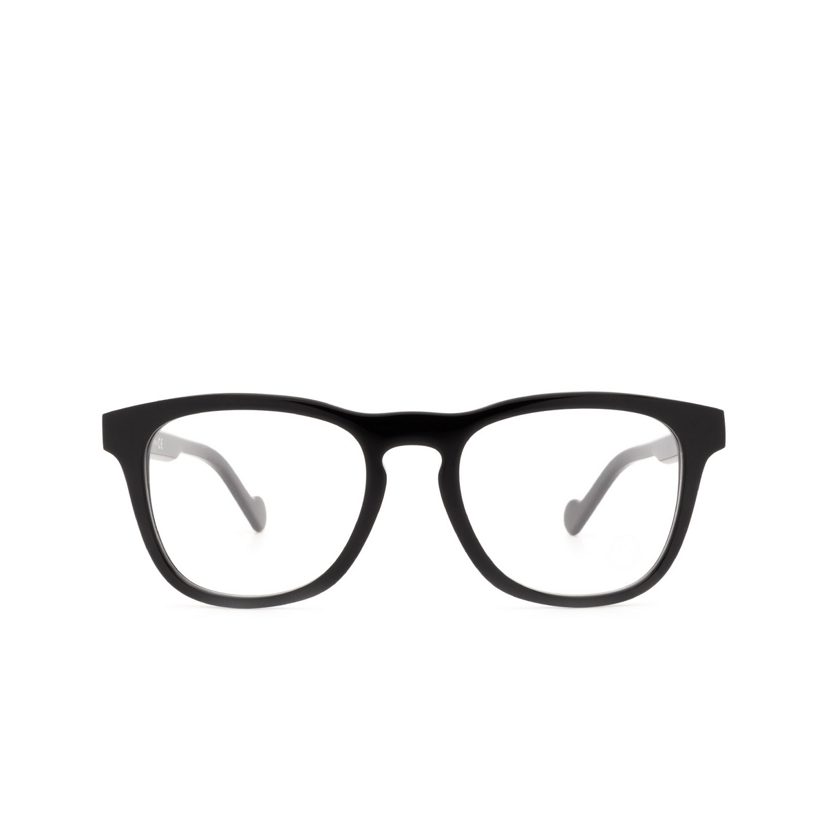 Moncler ML5101 Eyeglasses 001 Shiny Black - front view