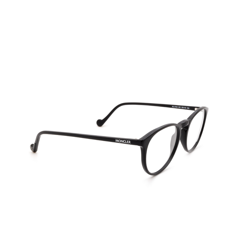 Moncler ML5104 Eyeglasses 001 shiny black - 2/3