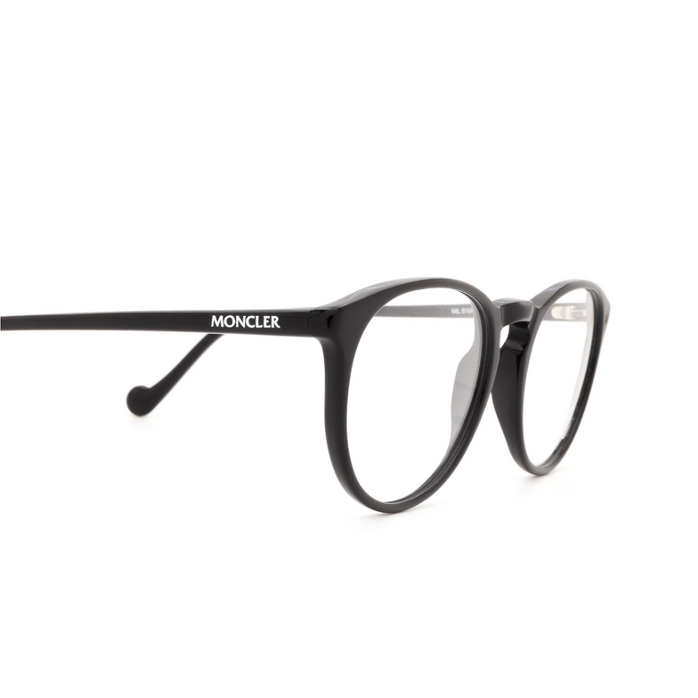 Gafas graduadas Moncler ML5104 001 shiny black - 3/3