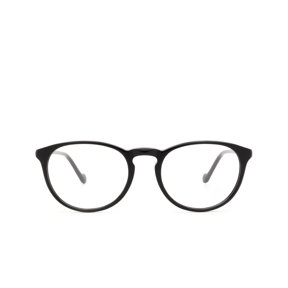 Moncler ML5104 Eyeglasses 001 Shiny Black - front view