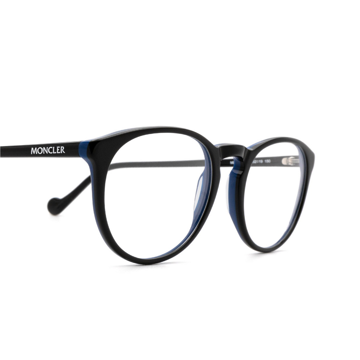 Moncler ML5104 Eyeglasses 05A Shiny Black - product thumbnail 3/3