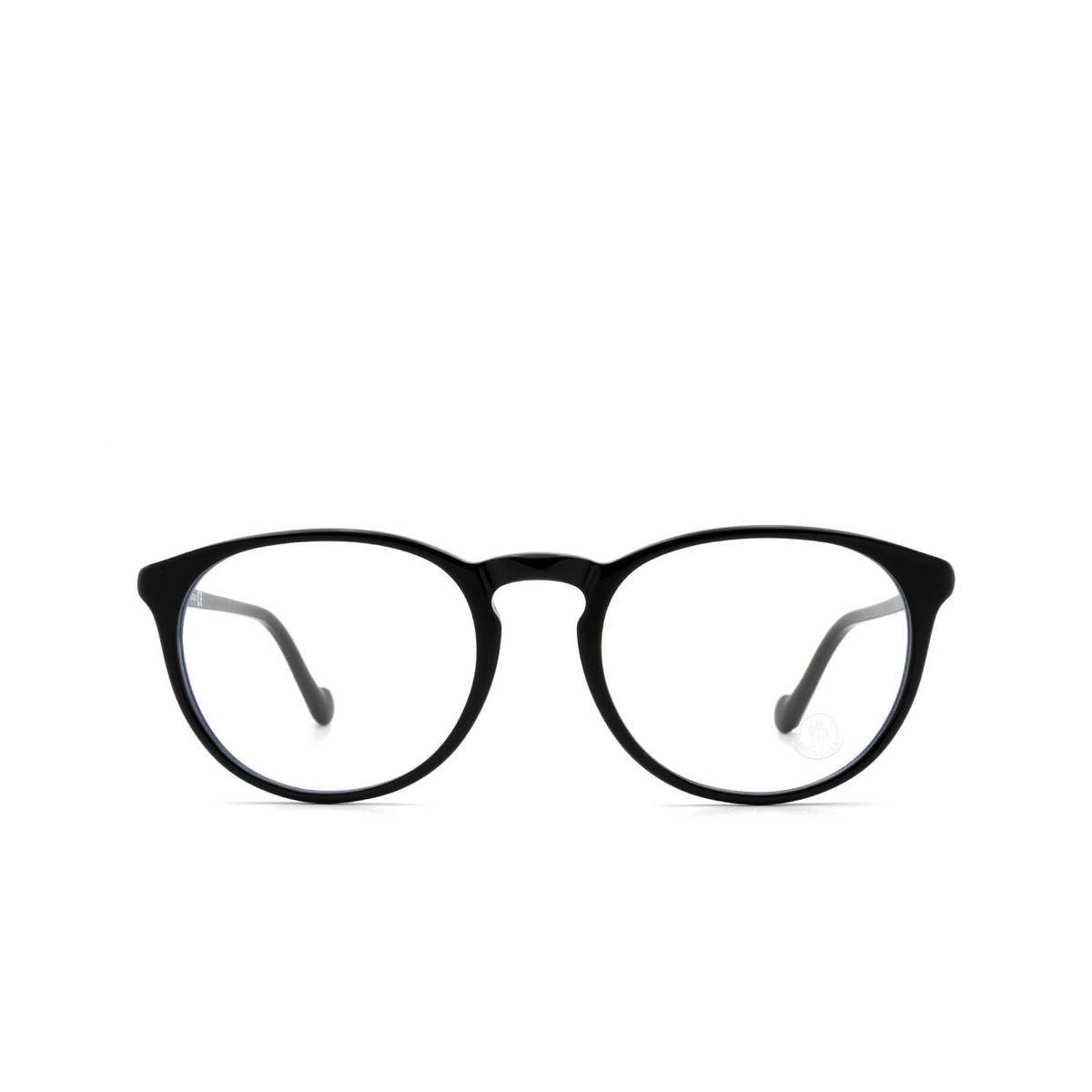 Moncler ML5104 Eyeglasses 05A Shiny Black - front view