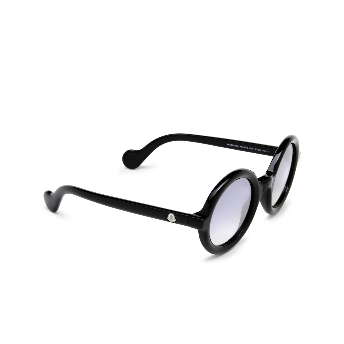 Moncler MRS MONCLER Sunglasses 01B Black - product thumbnail 2/3