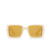 Moncler PROMENADE Sunglasses 25E ivory - product thumbnail 1/3