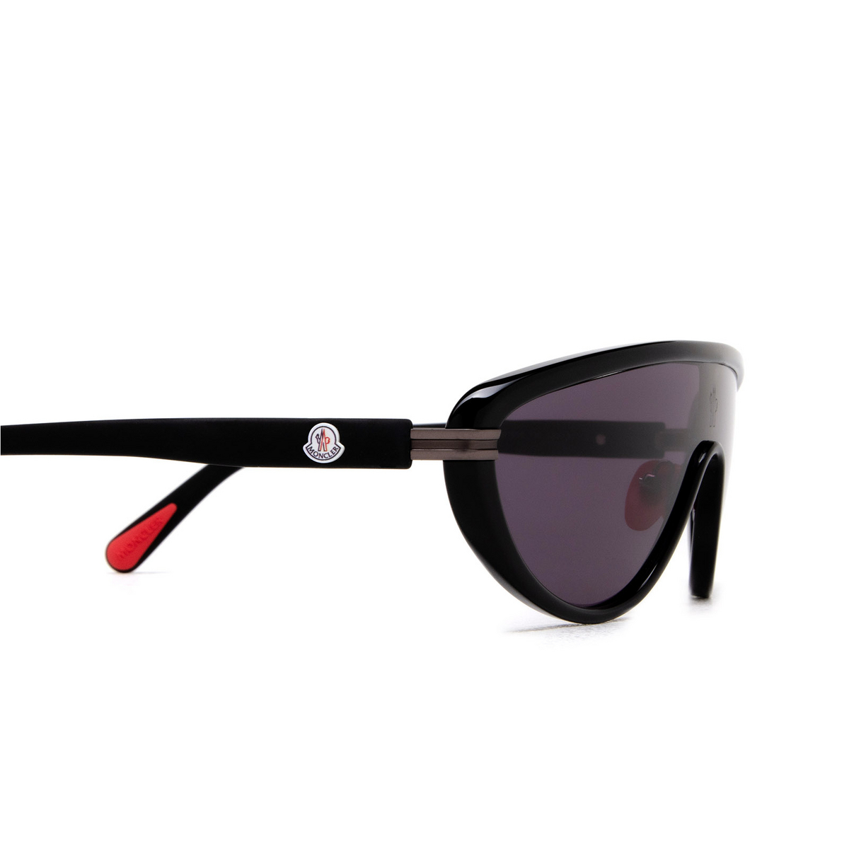 Moncler VITESSE Sunglasses 01A Shiny Black - 3/3