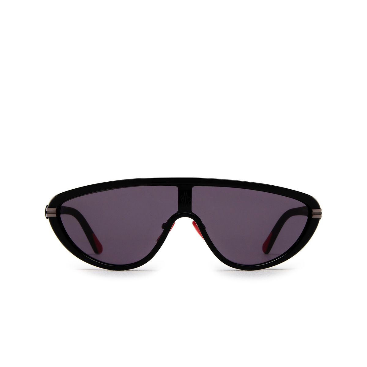 Moncler VITESSE Sunglasses 01A Shiny Black - front view