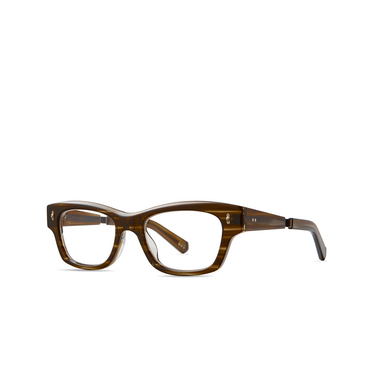 Mr. Leight ANTOINE C Eyeglasses tob-wg tobacco-white gold - three-quarters view