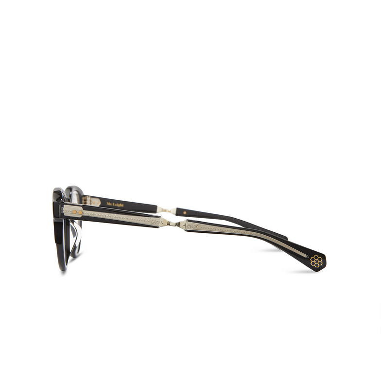 Mr. Leight AUDREY C Eyeglasses BK-12KG black-12k white gold - 3/4