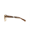 Mr. Leight AUDREY C Eyeglasses CRNSH-ATG crown shell-antique gold - product thumbnail 3/4