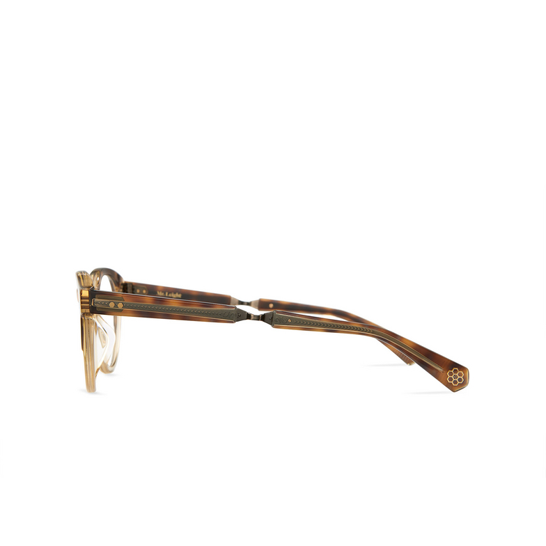 Mr. Leight AUDREY C Eyeglasses CRNSH-ATG crown shell-antique gold - 3/4