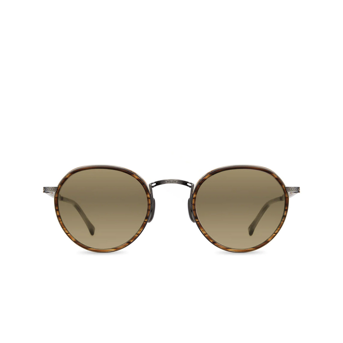 Mr. Leight BILLIE S Sunglasses DRFTWD-PW/SMKY Driftwood-Pewter - front view