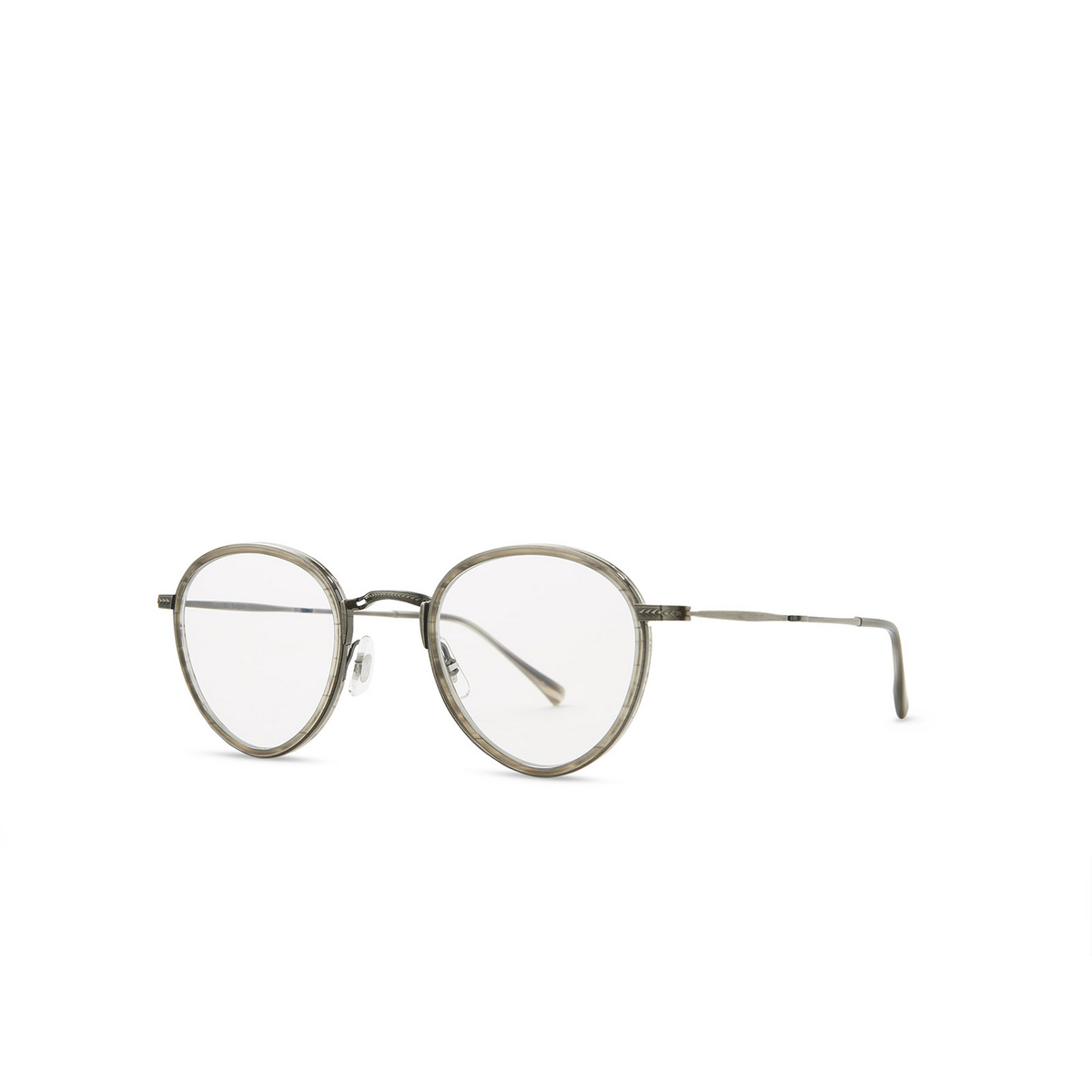 Mr. Leight BRISTOL C Eyeglasses ARDN-GM Greywood-Gunmetal - three-quarters view