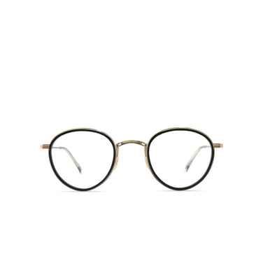 Mr. Leight BRISTOL C Eyeglasses bk-12kg black-12k white gold - front view