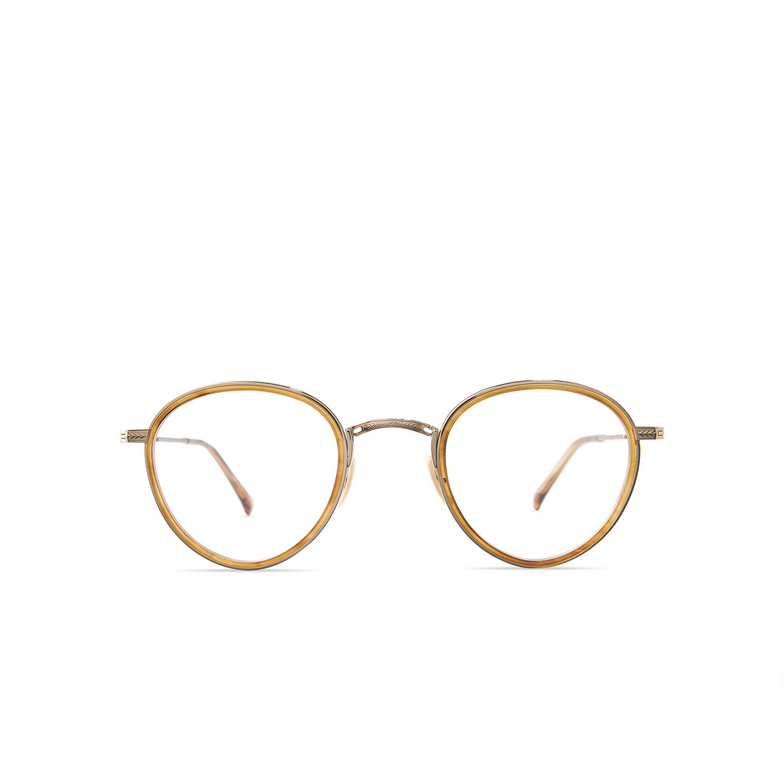 Mr. Leight BRISTOL C Eyeglasses MRRYE-12KG marbled rye-12k white gold - 1/4