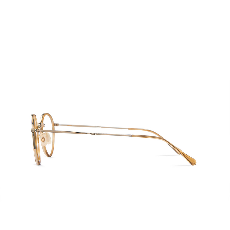 Mr. Leight BRISTOL C Eyeglasses MRRYE-12KG marbled rye-12k white gold - 3/4