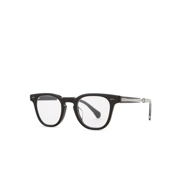 Mr. Leight DEAN C Eyeglasses bk-pw 44 black-pewter - three-quarters view