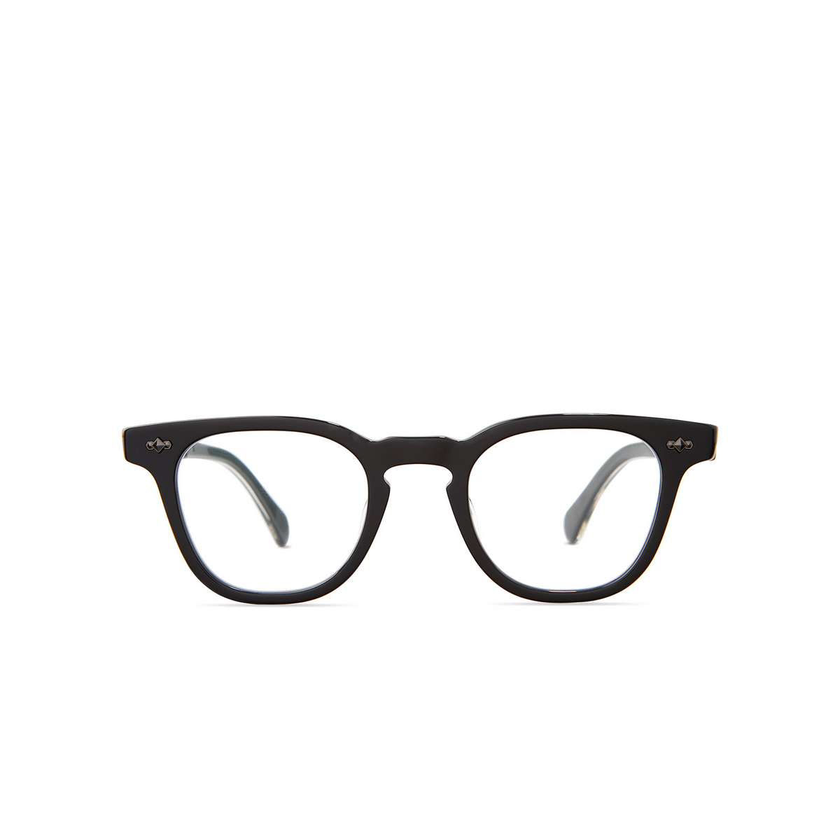 Mr. Leight DEAN C Eyeglasses BK-PW 44 Black-Pewter - front view