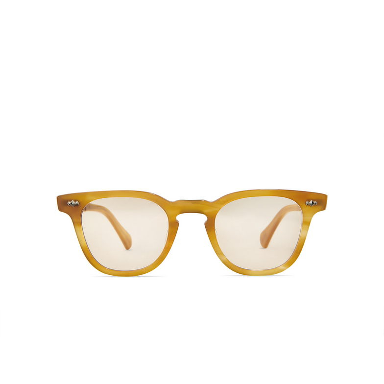 Mr. Leight DEAN C Eyeglasses HNYTRT-12KG-DEM BGE honey tortoise-12k white gold-demo beige - 1/4