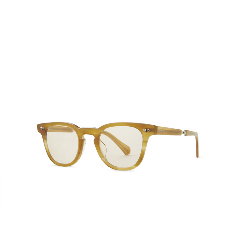 Mr. Leight DEAN C Eyeglasses HNYTRT-12KG-DEM BGE honey tortoise-12k white gold-demo beige - 2/4