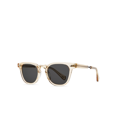Mr. Leight DEAN S Sunglasses CHAND-PLT/OXFGYPLR chandelier-platinum - three-quarters view