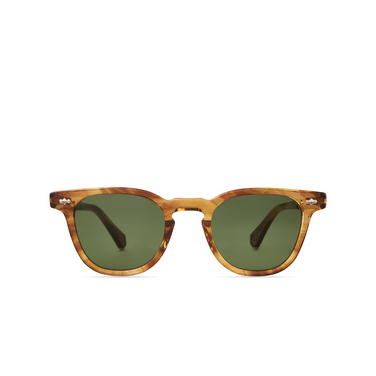 Mr. Leight DEAN S Sunglasses MRRYE-WG/BOXGRN marbled rye-white gold - front view