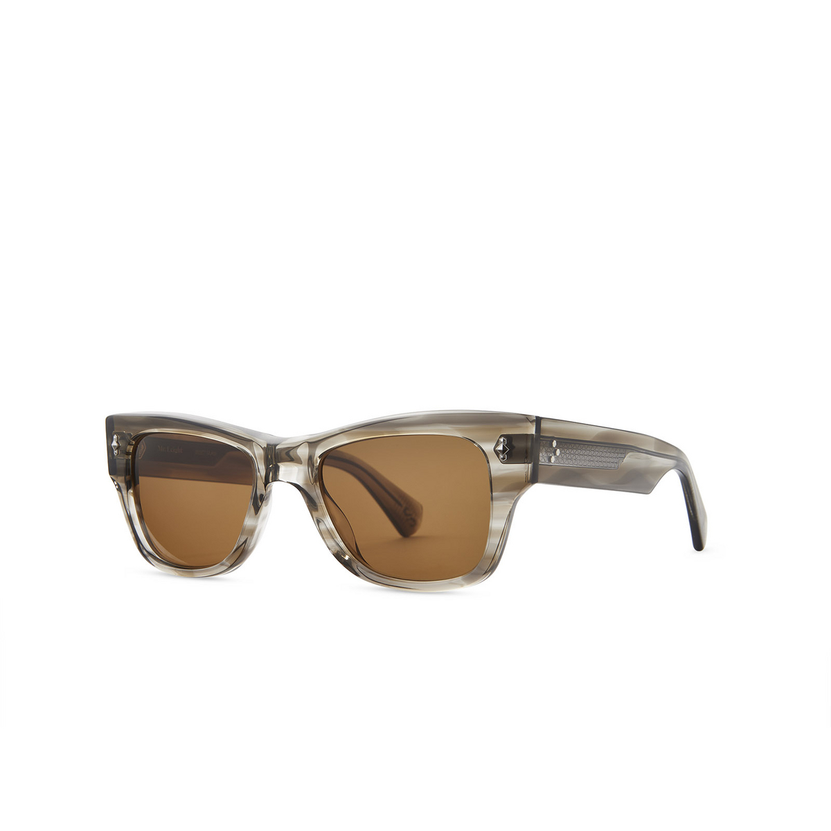 Mr. Leight DUKE S Sunglasses CSTGRY-PW/SUNSV Celestial Grey-Pewter - three-quarters view