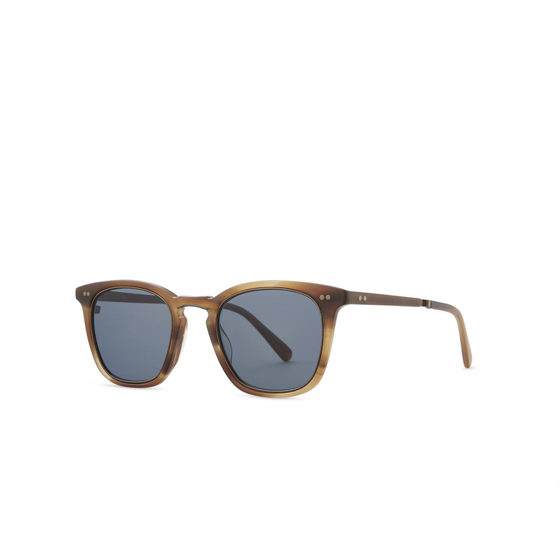 Mr. Leight GETTY II S Sunglasses ATG/BLUOPL matte beachwood-antique gold - 2/4