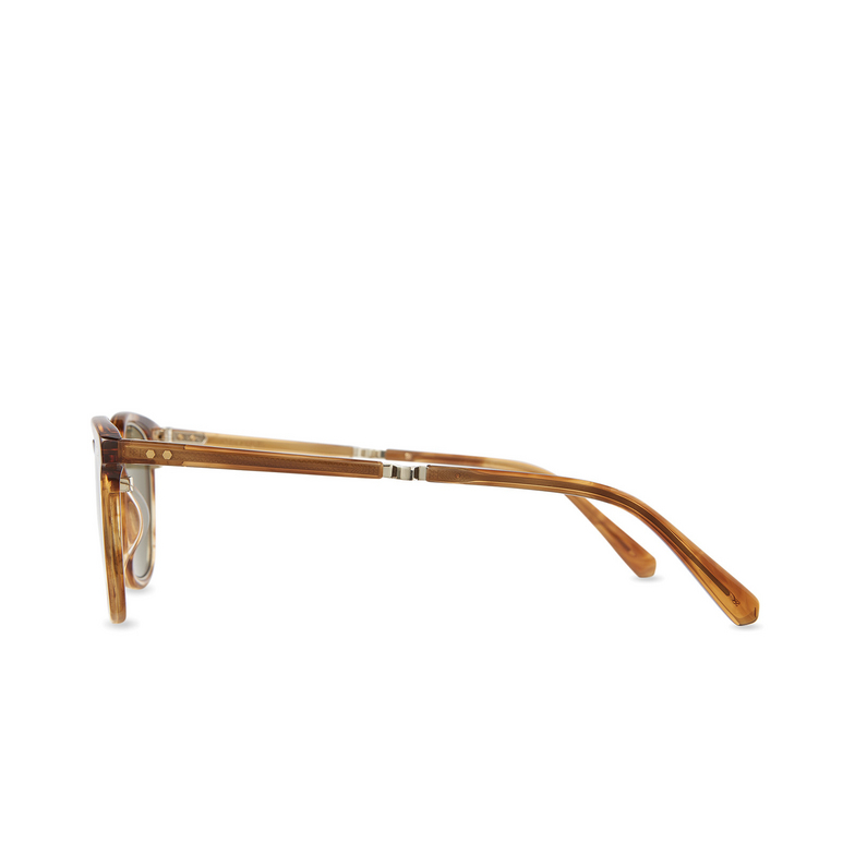 Mr. Leight GETTY II S Sunglasses MRRYE-ATG/GRN marbled rye-antique gold - 3/4
