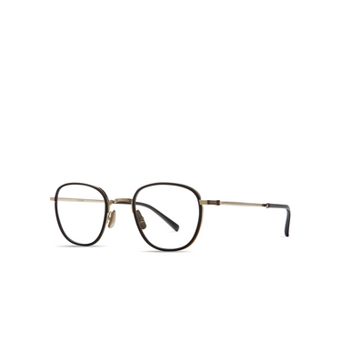 Mr. Leight GRIFFITH II C Eyeglasses BK-WG black-white gold - three-quarters view