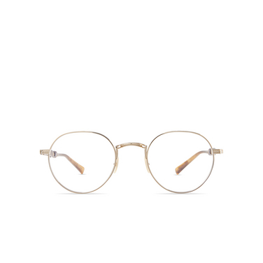 Mr. Leight HACHI II C Eyeglasses 12KG-MRRYE 12k white gold-marbled rye - front view