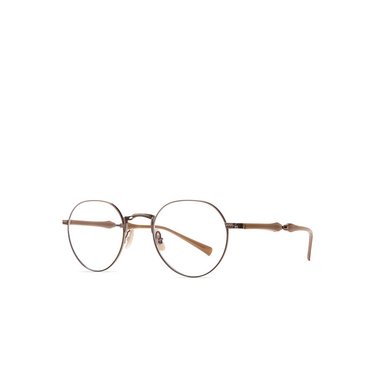 Mr. Leight HACHI II C Eyeglasses BZ-CITR bronze-citrine - three-quarters view