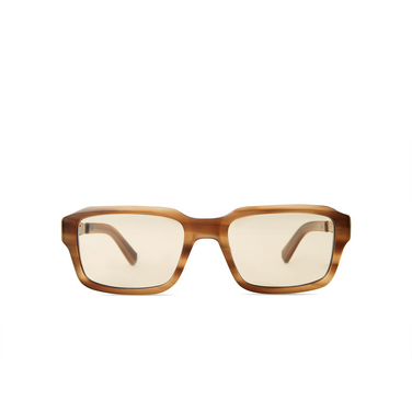 Mr. Leight KANE C Eyeglasses MACA-ATG-DEM BGE macadamia-antique gold-demo beige - front view