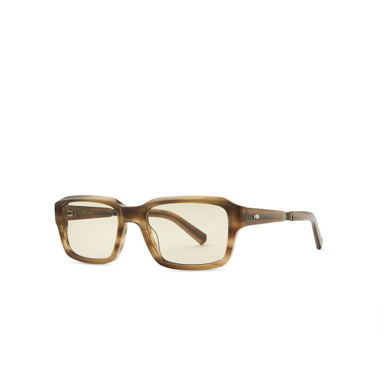 Mr. Leight KANE C Eyeglasses MACA-ATG-DEM BGE macadamia-antique gold-demo beige - 2/4