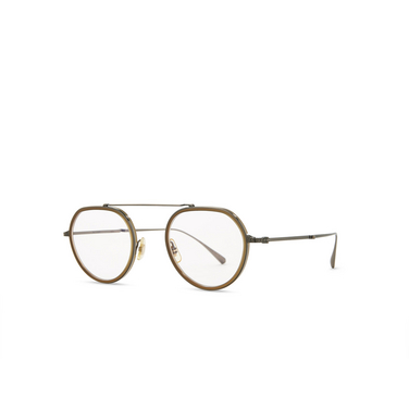 Mr. Leight KINGSTON C Eyeglasses CITR-ATG citrine-antique gold - three-quarters view