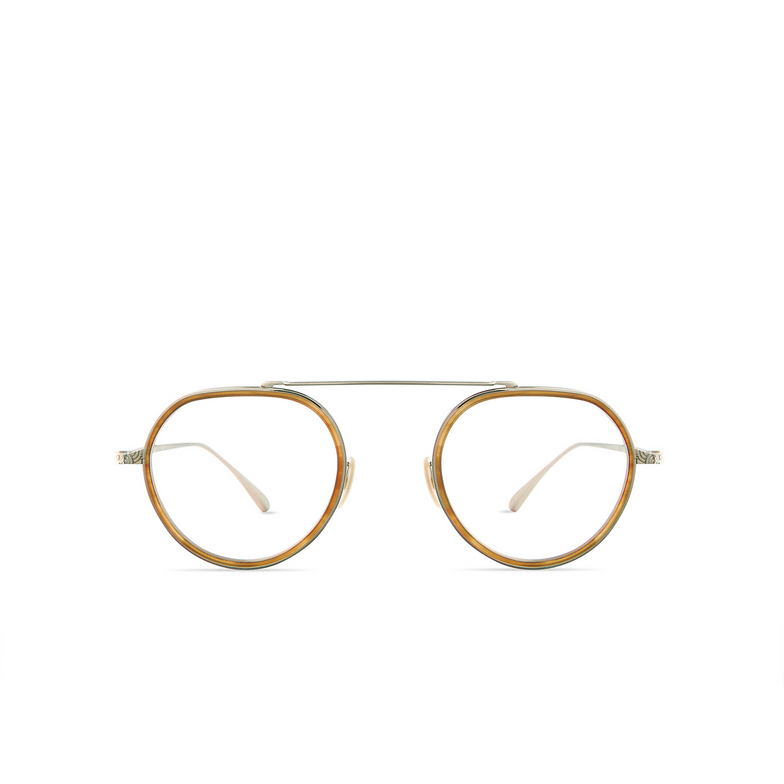 Mr. Leight KINGSTON C Eyeglasses MRRYE-12KG marbled rye-12k white gold - 1/4