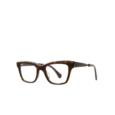 Mr. Leight LOLITA C Eyeglasses HKT-CG hickory tortoise-chocolate gold - three-quarters view