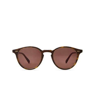 Mr. Leight MARMONT II S Sunglasses hkto-atg/orc hickory tortoise-antique gold - front view