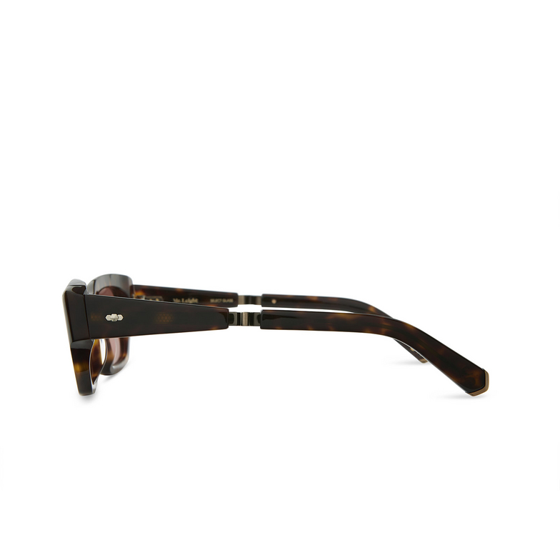 Mr. Leight MAVERICK S Sunglasses HKT-ATG/SFTAHR hickory tortoise-antique gold - 3/4