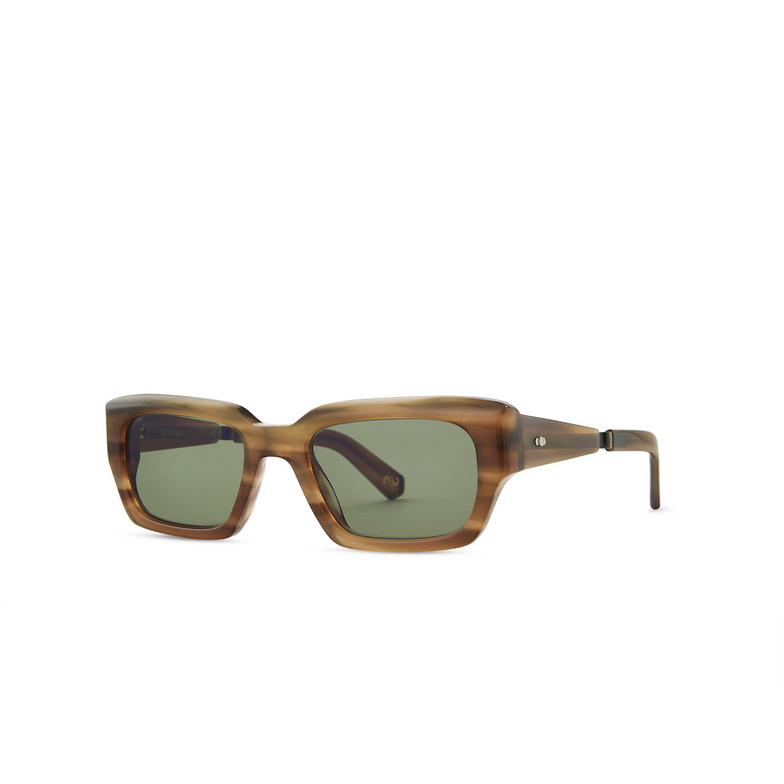 Mr. Leight MAVERICK S Sunglasses MACA-ATG/SFBOXGRN macadamia-antique gold - 2/4