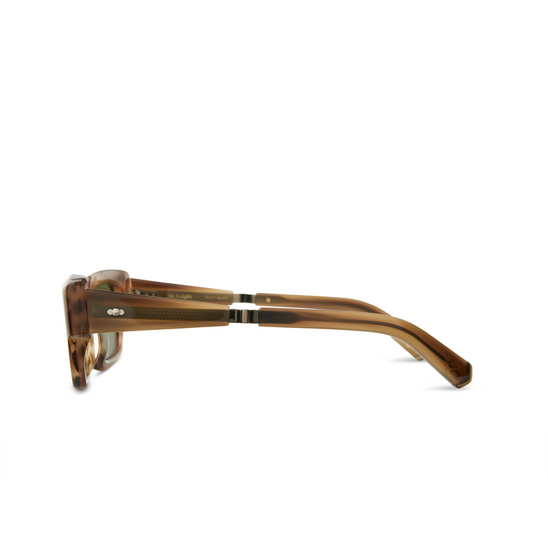 Mr. Leight MAVERICK S Sunglasses MACA-ATG/SFBOXGRN macadamia-antique gold - 3/4