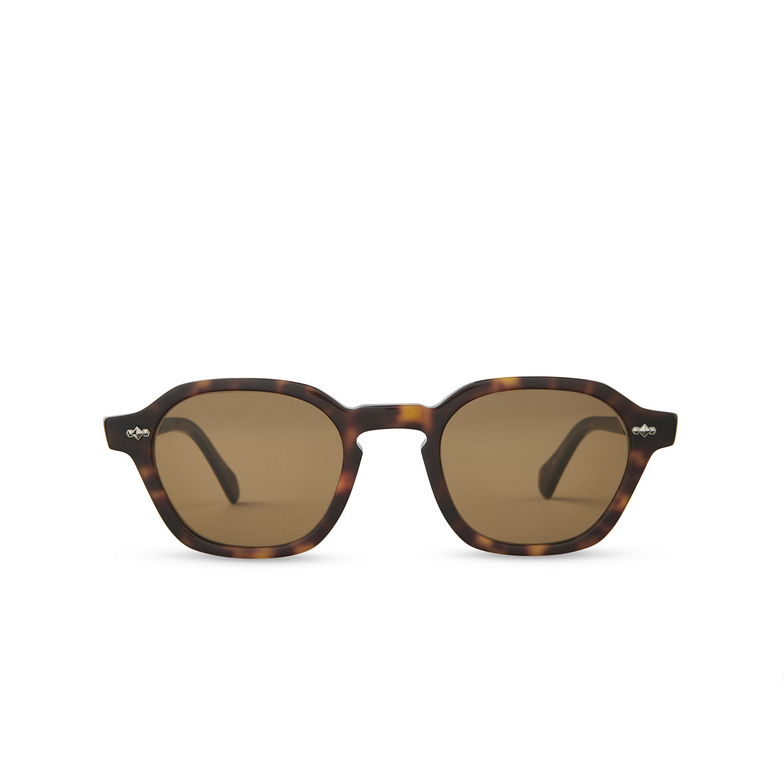 Mr. Leight RELL S Sunglasses HKT-12KG/MOJBRN hickory tortoise-12k white gold - 1/4