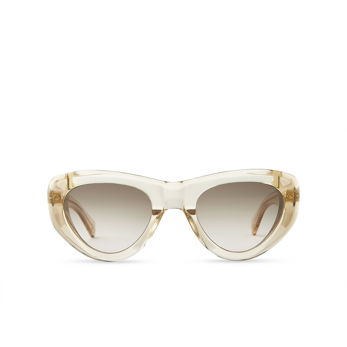 Mr. Leight REVELER S Sunglasses CHAND-12KG/SFFERNG Chandelier-12K White Gold - front view