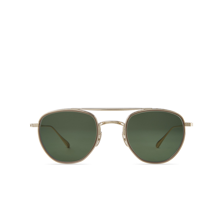 Mr. Leight ROKU II S Sunglasses 12KG-MBZ/GRN 12k white gold-matte bronze/green - 1/4