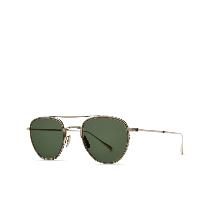 Mr. Leight ROKU II S Sunglasses 12KG-MBZ/GRN 12k white gold-matte bronze/green - 2/4