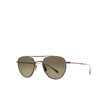 Mr. Leight ROKU II S Sunglasses BBZ-PYR/SMKY brushed bronze-pyrite - three-quarters view