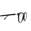 Mykita AYAN Eyeglasses 745 c132 black/silk gold - product thumbnail 3/4