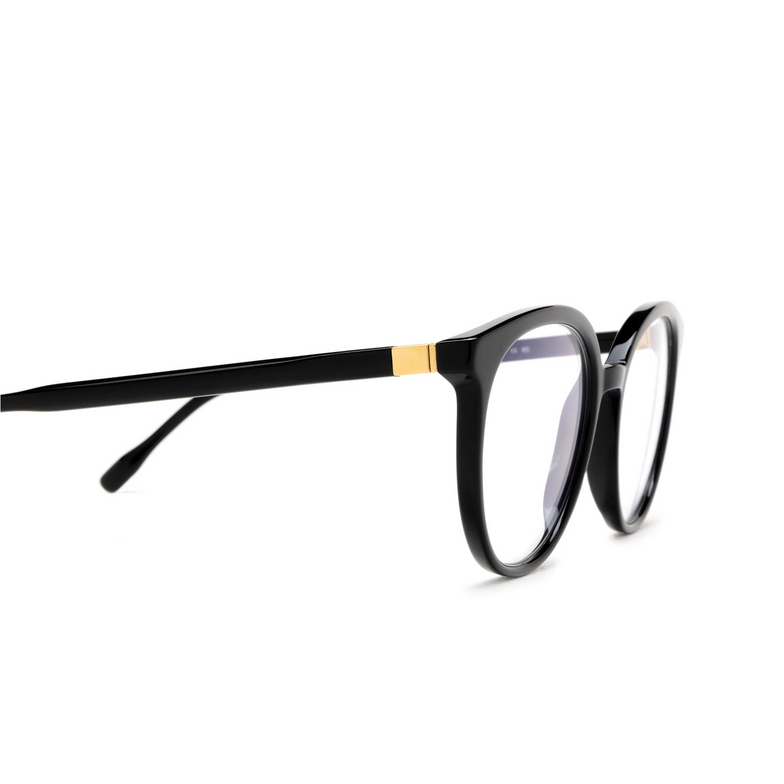 Mykita AYAN Eyeglasses 745 c132 black/silk gold - 3/4